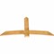 Ekena Millwork Bellingham Rough Sawn Timber Gable Bracket, Western Red Cedar, 72"W x 36"H x 2"D x 6"F, 12/12 Pitch GBW072X36X0206BEL00RWR - alternate 5